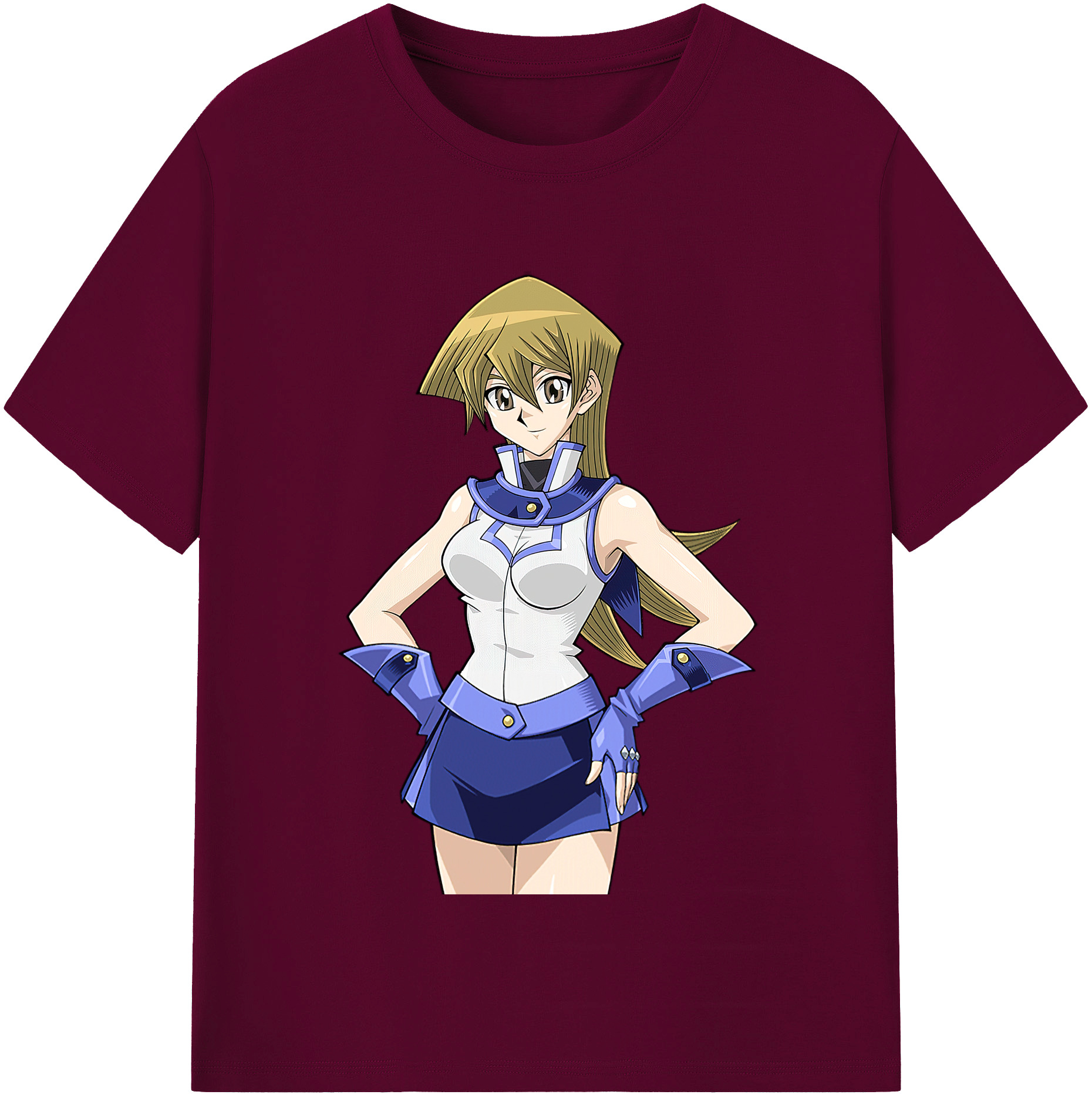 （画像用） 遊☆戯☆王 Yu-Gi-Oh! レディースカジュアルプリントTシャツ（綿100％）